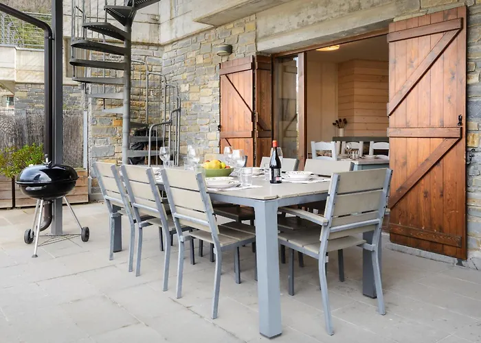 Bonita B Pazcasa Grande, Piscina, Bbq,fibra Chalé Panticosa